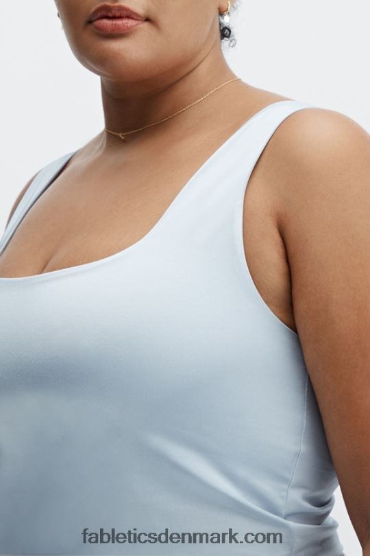 Fabletics Kvinder lydia shine indbygget bh tank PNX2T2294 iriserende pudderblå