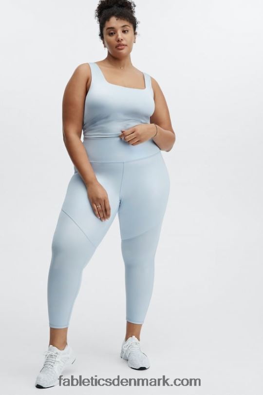 Fabletics Kvinder lydia shine indbygget bh tank PNX2T2294 iriserende pudderblå