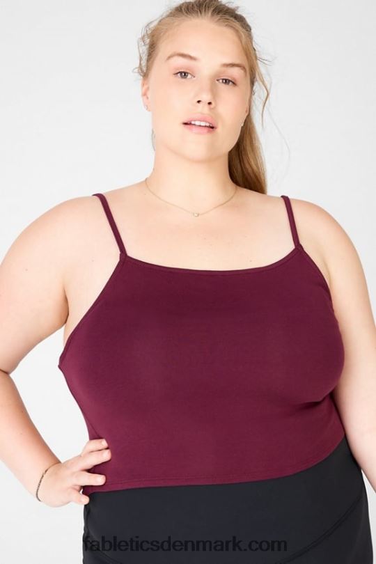 Fabletics Kvinder melanie afgrødetank PNX2T2364 Port vin