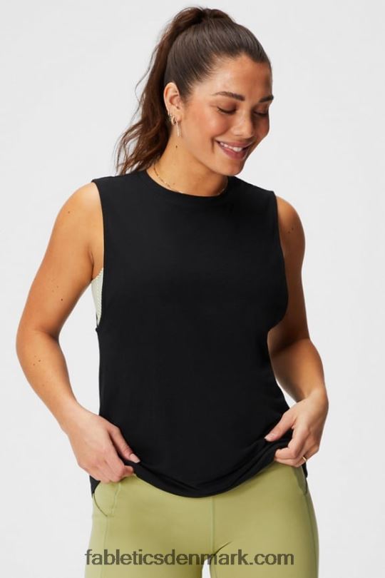 Fabletics Kvinder micah muskeltank PNX2T2171 sort