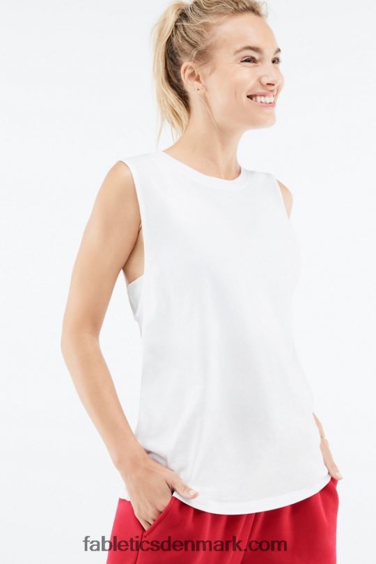 Fabletics Kvinder micah muskeltank PNX2T2174 hvid