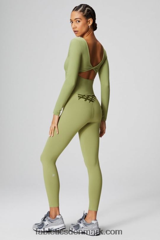 Fabletics Kvinder oasis twist indbygget bh langærmet top PNX2T2196 violin