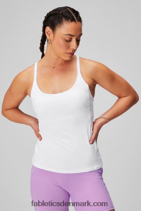 Fabletics Kvinder on-the-go indbygget bh tank PNX2T2177 klassisk hvid