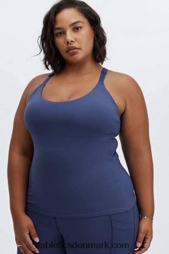 Fabletics Kvinder on-the-go indbygget bh tank PNX2T2180 dyb kobolt
