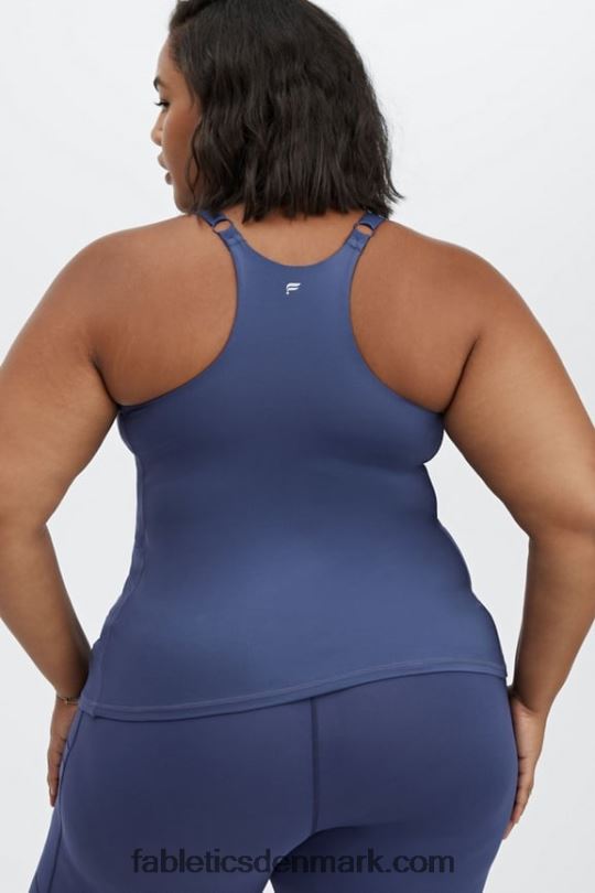Fabletics Kvinder on-the-go indbygget bh tank PNX2T2180 dyb kobolt