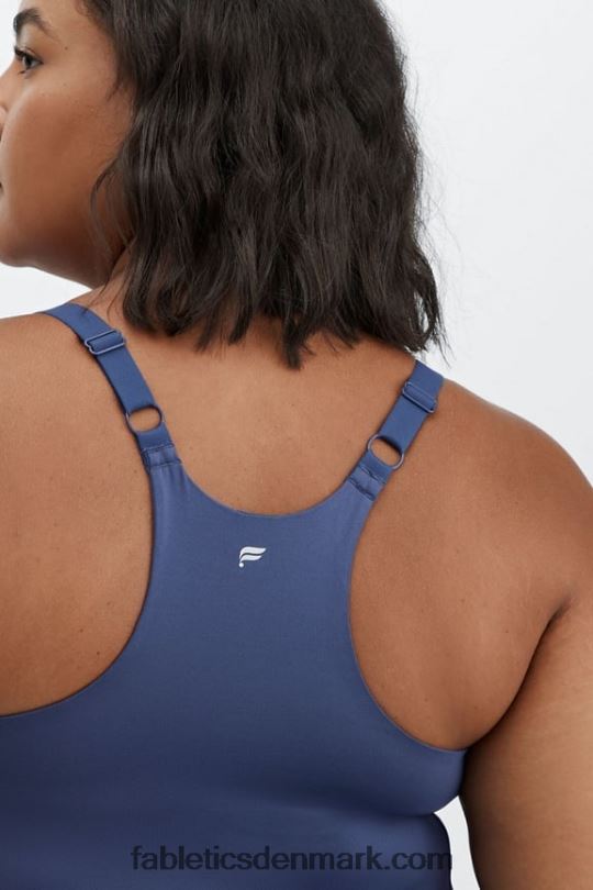 Fabletics Kvinder on-the-go indbygget bh tank PNX2T2180 dyb kobolt