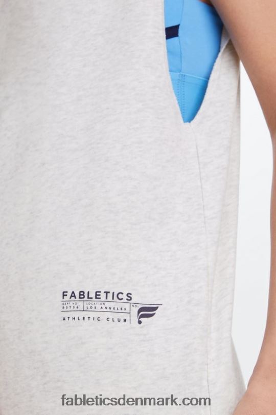 Fabletics Kvinder overdimensioneret frottétank PNX2T2259 blød grå lyng/atletikklub