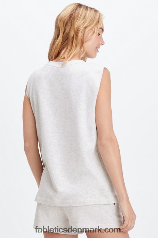 Fabletics Kvinder overdimensioneret frottétank PNX2T2259 blød grå lyng/atletikklub