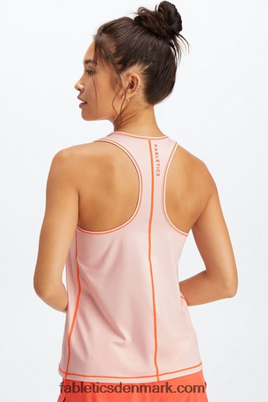 Fabletics Kvinder phoenix lite racerback tank PNX2T2184 blød skal/appelsin nektar