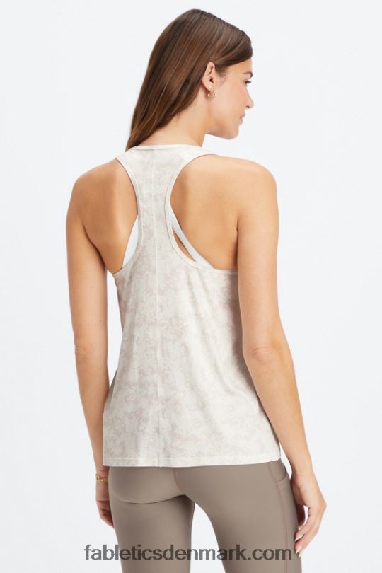 Fabletics Kvinder phoenix lite racerback tank PNX2T2186 blød hvid mini nueue camo