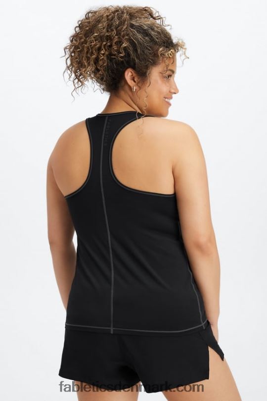 Fabletics Kvinder phoenix lite racerback tank PNX2T2187 sort