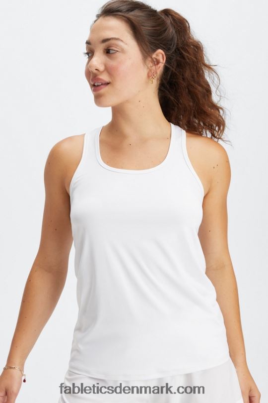 Fabletics Kvinder phoenix lite racerback tank PNX2T2188 lyse hvid