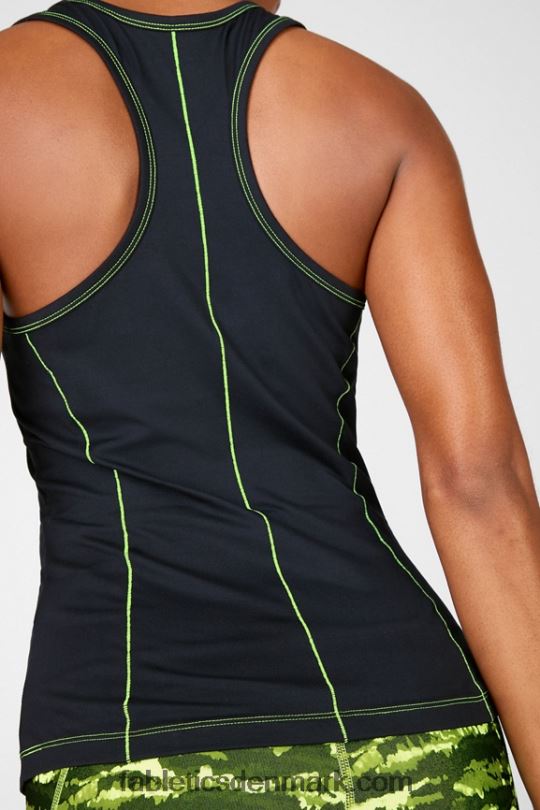 Fabletics Kvinder phoenix racerback tank PNX2T2299 sort/surt æble