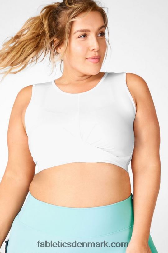 Fabletics Kvinder pia powertouch lys front twist tank PNX2T2391 hvid