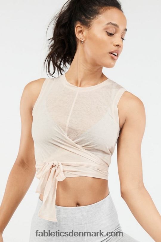 Fabletics Kvinder ryan binde op afgrødetank PNX2T2320 lyserød sky