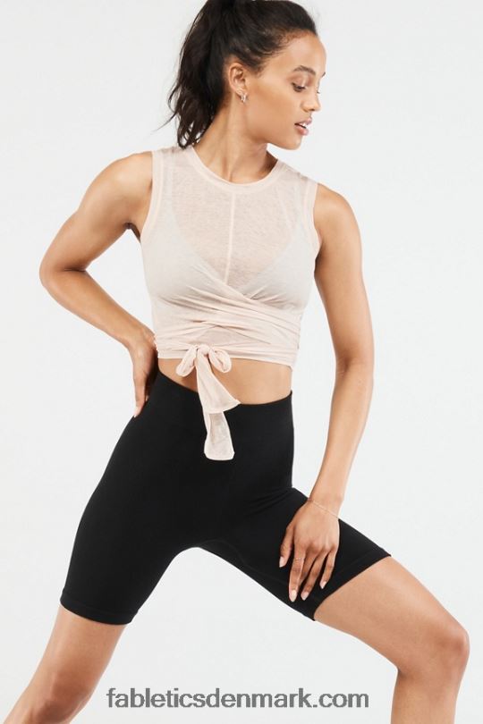 Fabletics Kvinder ryan binde op afgrødetank PNX2T2320 lyserød sky