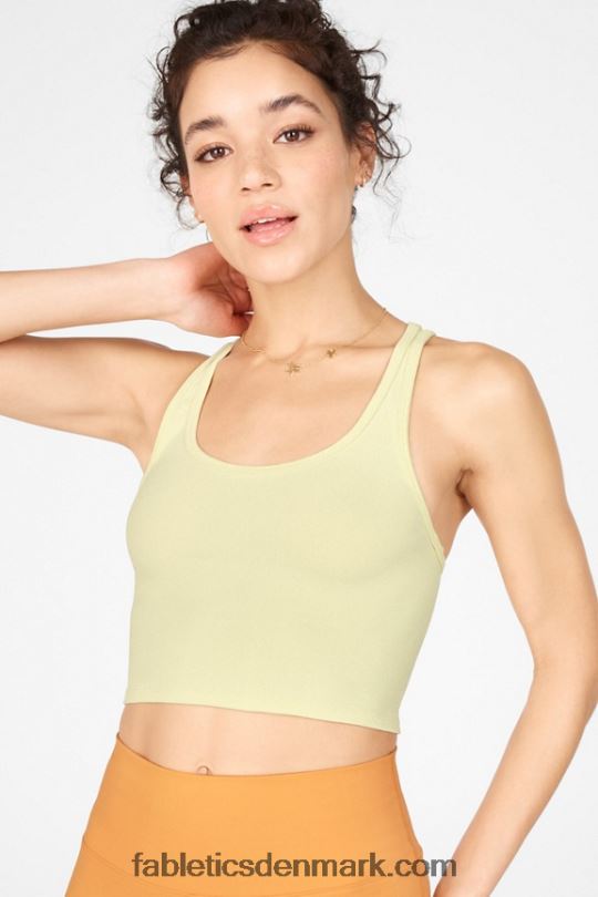 Fabletics Kvinder rylee sculptknit tank PNX2T2338 citroncreme