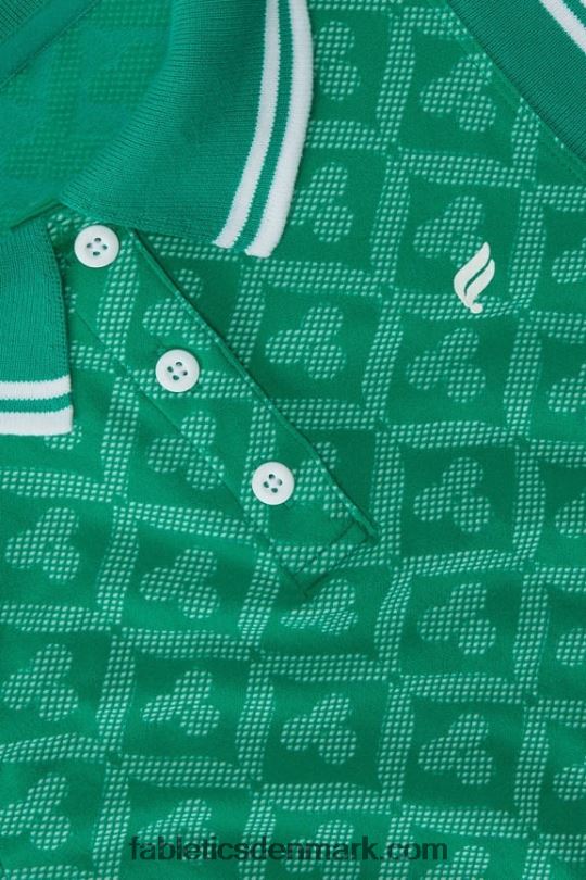 Fabletics Kvinder sømløs polo tank PNX2T2166 fairway chateau jacquard