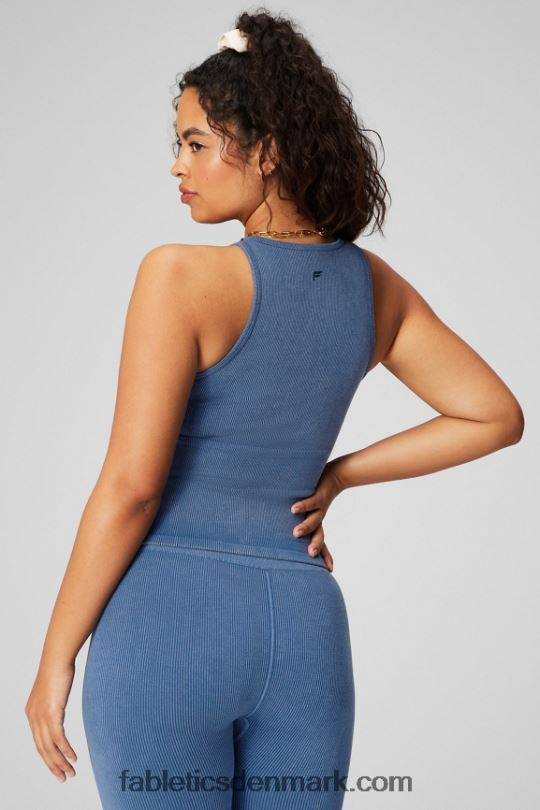 Fabletics Kvinder sky sømløs højhalset tank PNX2T2151 let indigo
