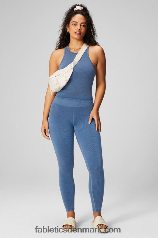 Fabletics Kvinder sky sømløs højhalset tank PNX2T2151 let indigo