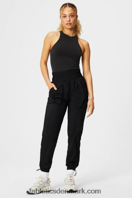 Fabletics Kvinder sky sømløs højhalset tank PNX2T2153 vintage sort