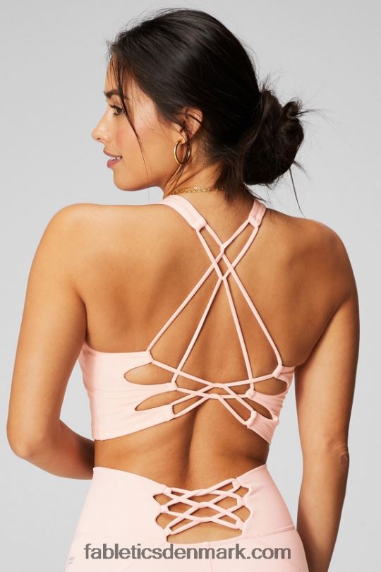 Fabletics Kvinder stropper åben bagtank PNX2T2164 lyserød smørcreme