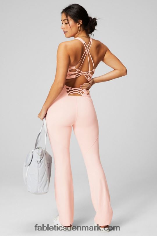 Fabletics Kvinder stropper åben bagtank PNX2T2164 lyserød smørcreme