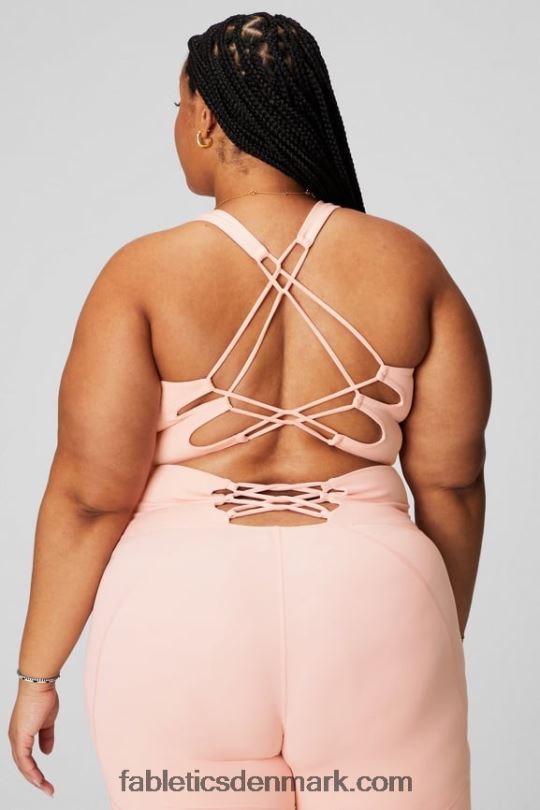 Fabletics Kvinder stropper åben bagtank PNX2T2165 lyserød smørcreme
