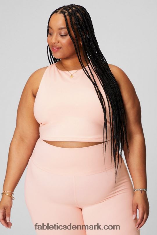 Fabletics Kvinder stropper åben bagtank PNX2T2165 lyserød smørcreme