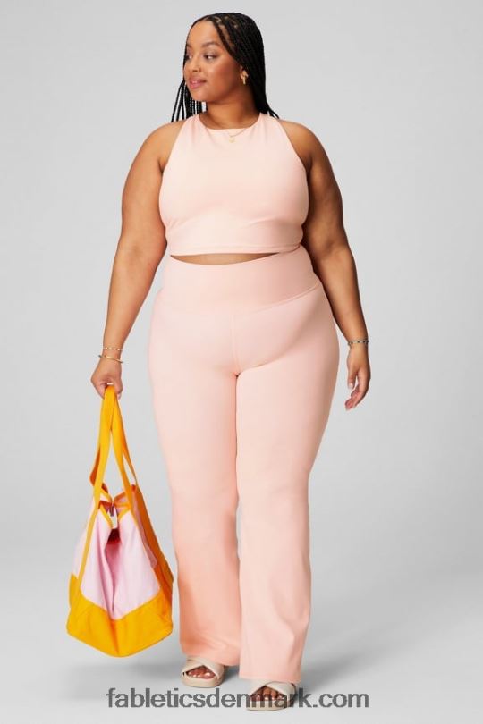 Fabletics Kvinder stropper åben bagtank PNX2T2165 lyserød smørcreme