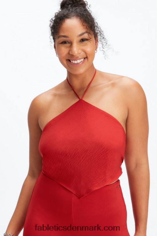 Fabletics Kvinder tørklæde top PNX2T2276 rødt æble