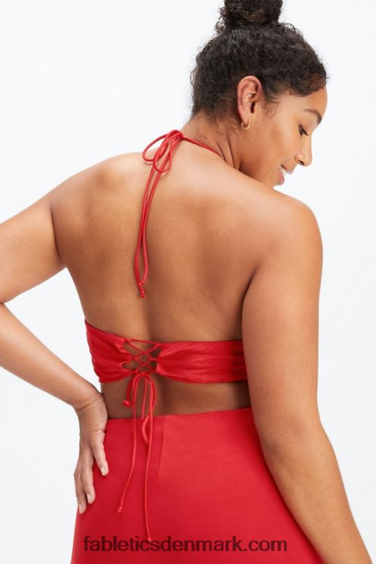 Fabletics Kvinder tørklæde top PNX2T2276 rødt æble