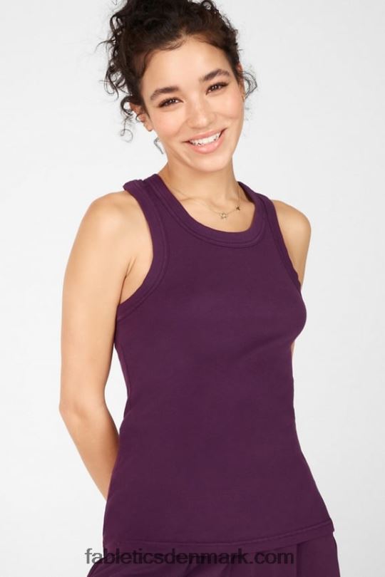 Fabletics Kvinder tinsley tank PNX2T2328 mørk aubergine