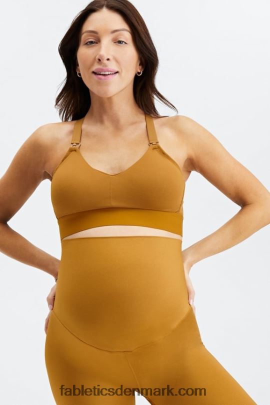 Fabletics Kvinder barsels amme bh PNX2T1602 mørk bronze
