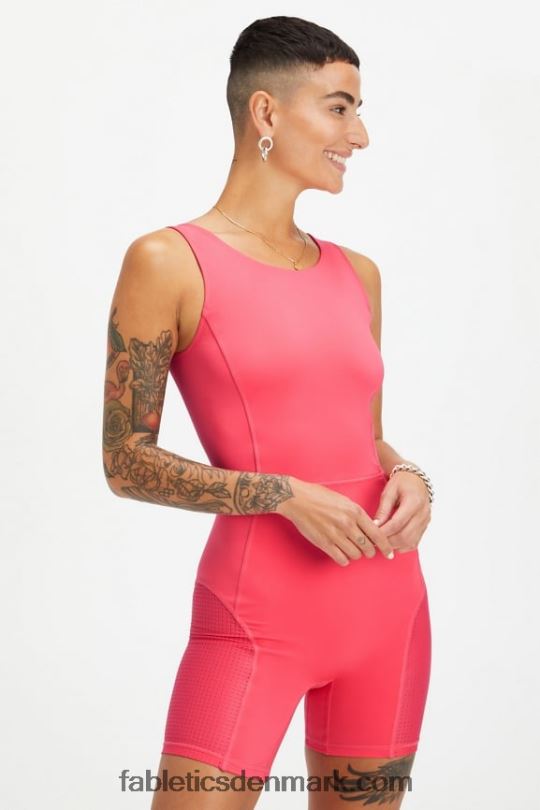 Fabletics Kvinder brianna pride onesie PNX2T1613 magenta rød
