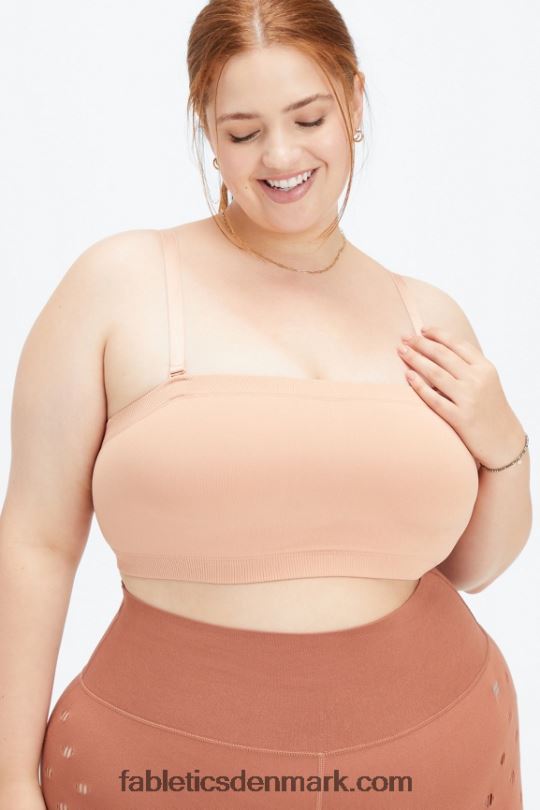 Fabletics Kvinder camilla sculptknit bandeau PNX2T1579 sandeltræ