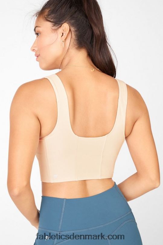 Fabletics Kvinder charolette sports-bh med lav slagkraft PNX2T1691 honningmælk