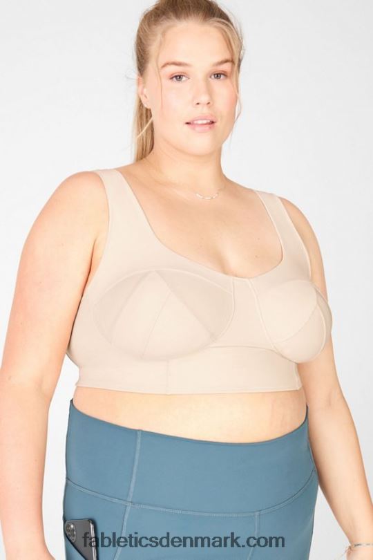 Fabletics Kvinder charolette sports-bh med lav slagkraft PNX2T1692 honningmælk