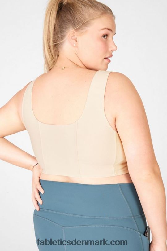 Fabletics Kvinder charolette sports-bh med lav slagkraft PNX2T1692 honningmælk