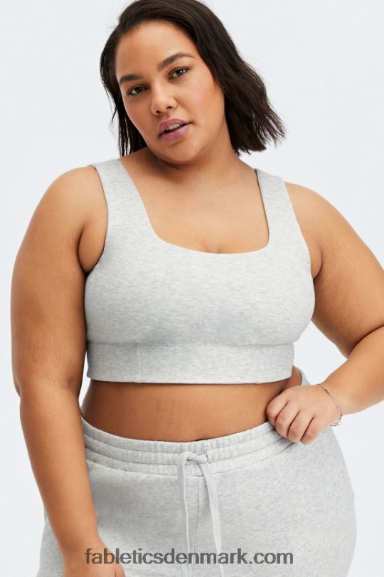 Fabletics Kvinder efterårs low impact sports bh PNX2T1600 lysegrå lyng