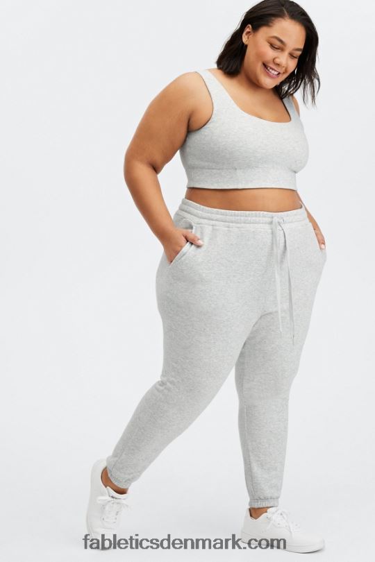 Fabletics Kvinder efterårs low impact sports bh PNX2T1600 lysegrå lyng