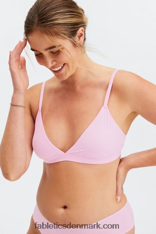 Fabletics Kvinder fin touch trekant bralette PNX2T1539 søde pink