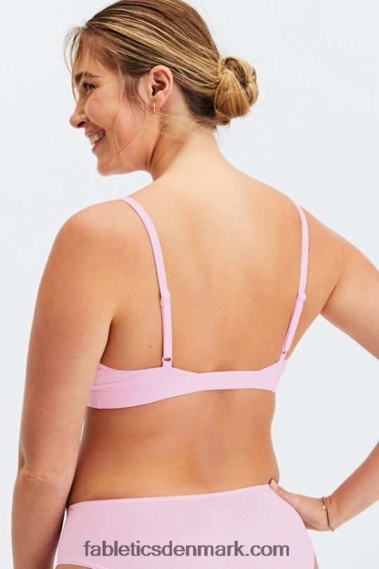 Fabletics Kvinder fin touch trekant bralette PNX2T1539 søde pink