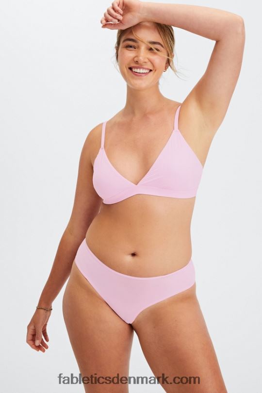 Fabletics Kvinder fin touch trekant bralette PNX2T1539 søde pink