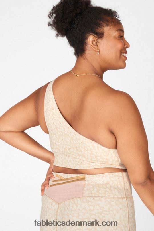 Fabletics Kvinder harlow en skulder vendbar sports-bh PNX2T1681 chill/creme puff