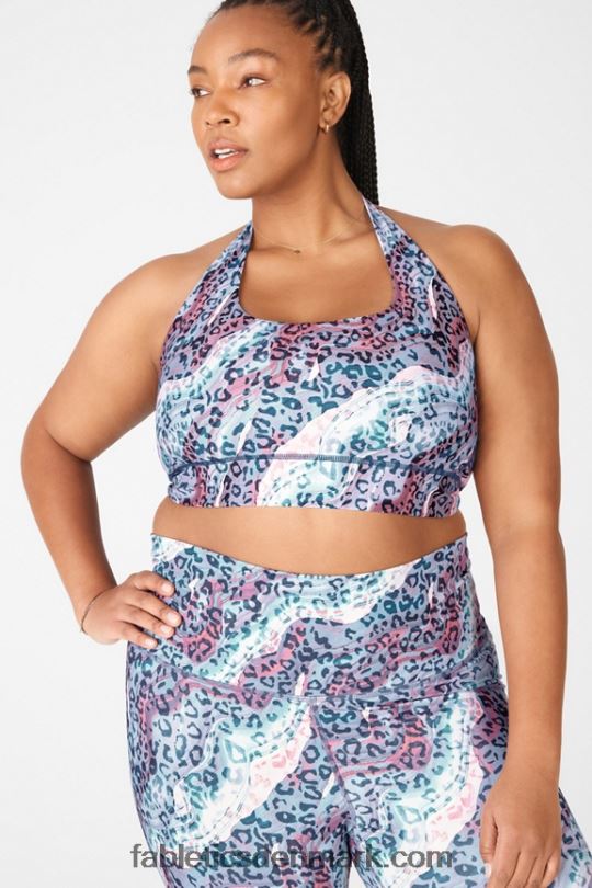 Fabletics Kvinder harlow grime vendbar sports-bh PNX2T1668 klitter/måneblå