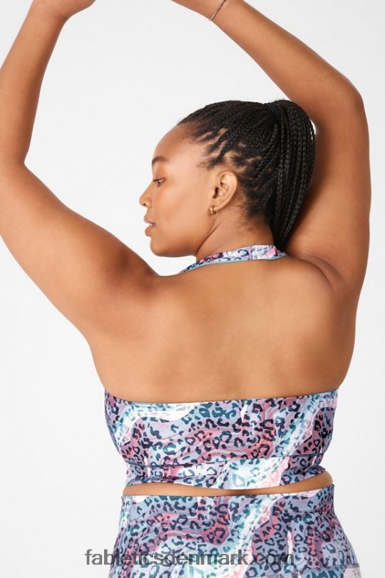 Fabletics Kvinder harlow grime vendbar sports-bh PNX2T1668 klitter/måneblå