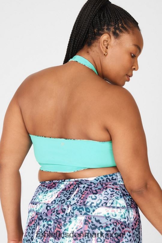 Fabletics Kvinder harlow grime vendbar sports-bh PNX2T1668 klitter/måneblå