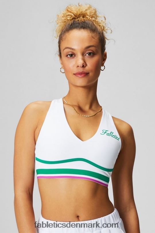 Fabletics Kvinder hele dagen hver dag bh 100 PNX2T1463 klassisk hvid/multistribet/grafisk