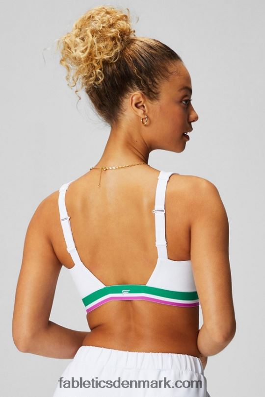 Fabletics Kvinder hele dagen hver dag bh 100 PNX2T1463 klassisk hvid/multistribet/grafisk